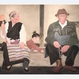 《大昭寺门口》钟懿作品