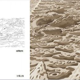 《“光影幻彩”——中国式建筑海报设计<br />
6》王猛作品