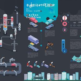 《基于增强现实的交通碳排放科普展示》张军作品