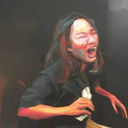 《自画像(系列二)》陈嘉美作品
