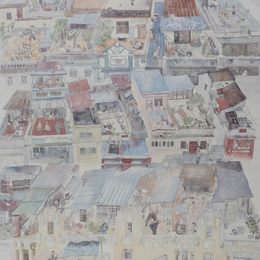 《得闲饮茶》陈泽敏作品