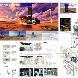 《寻访“逝去”的沙漠隐者》陈壮作品