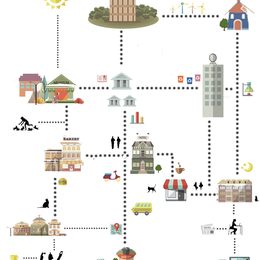 《双生的融合空间(分析图12)》李若男作品