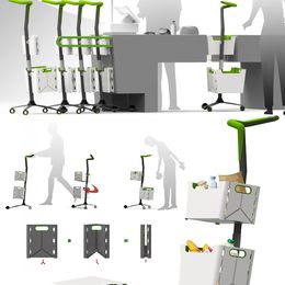 《Folding-购物车设计》张安震作品