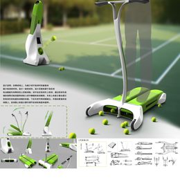《网球相关器材设计》李俊熹作品