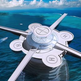 《海上家园—海上住居系统概念设计》王洪玲作品
