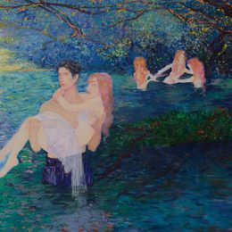 《人鱼的狂欢（右）》马西夏子作品