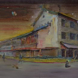 《古城记忆(瞬息系列)》王向男作品