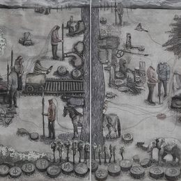 《编织系列之千里独行》黄爱华作品