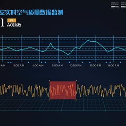 《空气质量数据可视化-动态 2》张旭臻作品