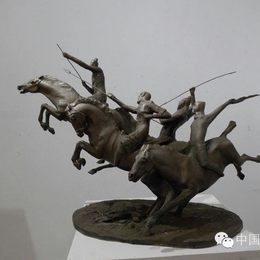 《三英战吕布》马明阳作品