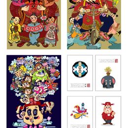 《“福禄寿”传统神话人物形象重塑1》张梦珂作品