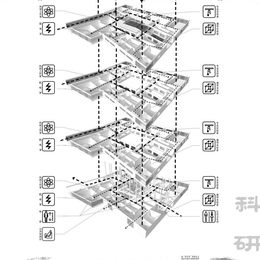 《回•慧——高校组团建筑传统文化再生设计 6》刘凯作品