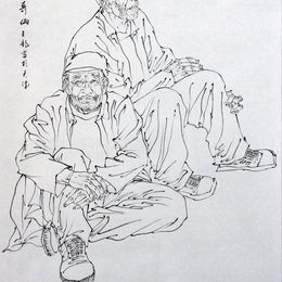 《线描二》王龙作品